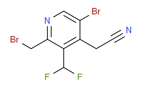 AM122784 | 1805449-55-1 | 5-Bromo-2-(bromomethyl)-3-(difluoromethyl)pyridine-4-acetonitrile