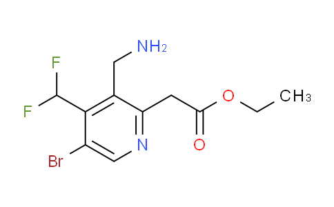 AM122794 | 1805383-12-3 | Ethyl 3-(aminomethyl)-5-bromo-4-(difluoromethyl)pyridine-2-acetate