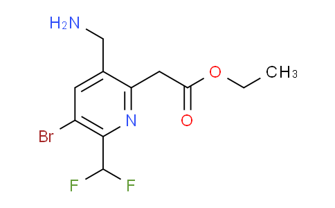 AM122797 | 1805448-19-4 | Ethyl 3-(aminomethyl)-5-bromo-6-(difluoromethyl)pyridine-2-acetate