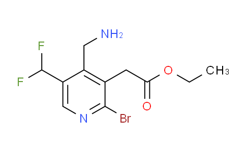 AM122799 | 1806971-06-1 | Ethyl 4-(aminomethyl)-2-bromo-5-(difluoromethyl)pyridine-3-acetate