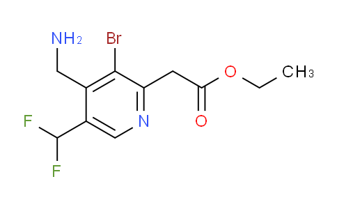 AM122803 | 1805448-30-9 | Ethyl 4-(aminomethyl)-3-bromo-5-(difluoromethyl)pyridine-2-acetate