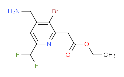 AM122806 | 1804488-80-9 | Ethyl 4-(aminomethyl)-3-bromo-6-(difluoromethyl)pyridine-2-acetate