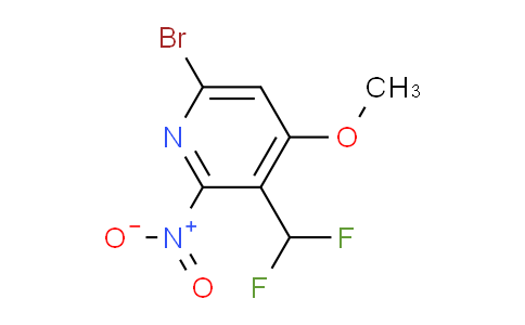 AM122811 | 1805238-84-9 | 6-Bromo-3-(difluoromethyl)-4-methoxy-2-nitropyridine