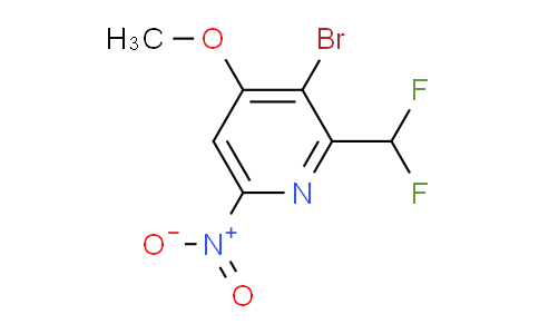 AM122817 | 1805340-00-4 | 3-Bromo-2-(difluoromethyl)-4-methoxy-6-nitropyridine