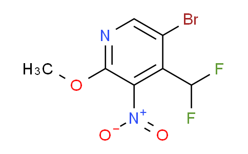 AM122824 | 1806867-56-0 | 5-Bromo-4-(difluoromethyl)-2-methoxy-3-nitropyridine