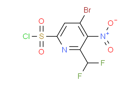 AM122831 | 1805946-92-2 | 4-Bromo-2-(difluoromethyl)-3-nitropyridine-6-sulfonyl chloride