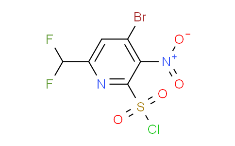 AM122836 | 1805036-81-0 | 4-Bromo-6-(difluoromethyl)-3-nitropyridine-2-sulfonyl chloride
