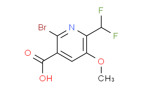 AM122840 | 1805342-19-1 | 2-Bromo-6-(difluoromethyl)-5-methoxypyridine-3-carboxylic acid