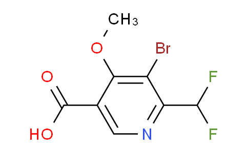 AM122841 | 1805351-81-8 | 3-Bromo-2-(difluoromethyl)-4-methoxypyridine-5-carboxylic acid