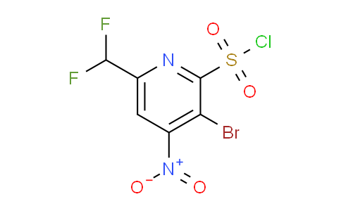 AM122848 | 1806921-34-5 | 3-Bromo-6-(difluoromethyl)-4-nitropyridine-2-sulfonyl chloride