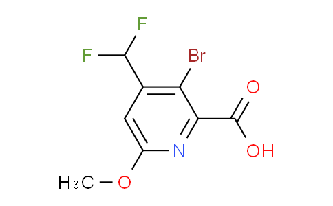 AM122849 | 1804857-48-4 | 3-Bromo-4-(difluoromethyl)-6-methoxypyridine-2-carboxylic acid
