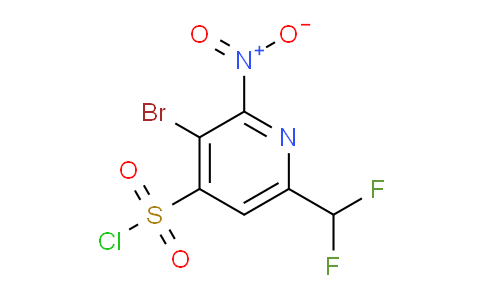 AM122851 | 1805379-95-6 | 3-Bromo-6-(difluoromethyl)-2-nitropyridine-4-sulfonyl chloride