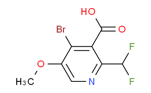 4-Bromo-2-(difluoromethyl)-5-methoxypyridine-3-carboxylic acid