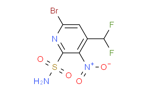 AM122860 | 1806865-98-4 | 6-Bromo-4-(difluoromethyl)-3-nitropyridine-2-sulfonamide