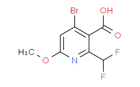 4-Bromo-2-(difluoromethyl)-6-methoxypyridine-3-carboxylic acid