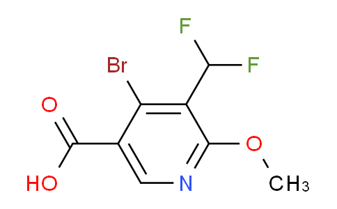 AM122862 | 1805247-93-1 | 4-Bromo-3-(difluoromethyl)-2-methoxypyridine-5-carboxylic acid