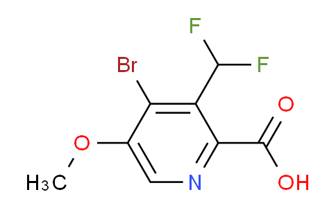 4-Bromo-3-(difluoromethyl)-5-methoxypyridine-2-carboxylic acid