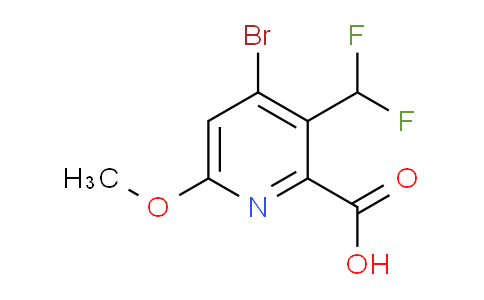 4-Bromo-3-(difluoromethyl)-6-methoxypyridine-2-carboxylic acid
