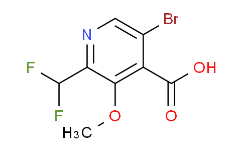 AM122865 | 1805343-57-0 | 5-Bromo-2-(difluoromethyl)-3-methoxypyridine-4-carboxylic acid