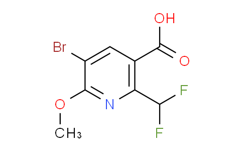 AM122868 | 1804857-60-0 | 3-Bromo-6-(difluoromethyl)-2-methoxypyridine-5-carboxylic acid