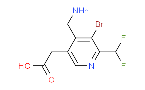 AM122872 | 1805353-71-2 | 4-(Aminomethyl)-3-bromo-2-(difluoromethyl)pyridine-5-acetic acid