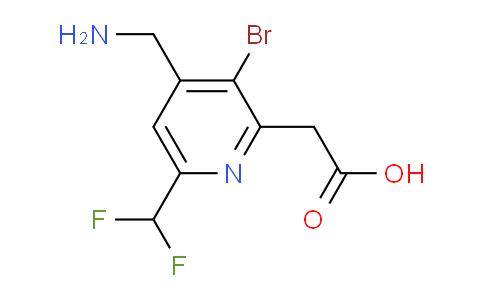 AM122876 | 1804845-97-3 | 4-(Aminomethyl)-3-bromo-6-(difluoromethyl)pyridine-2-acetic acid
