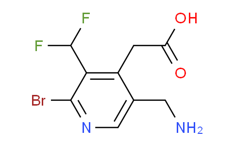 AM122879 | 1806916-00-6 | 5-(Aminomethyl)-2-bromo-3-(difluoromethyl)pyridine-4-acetic acid