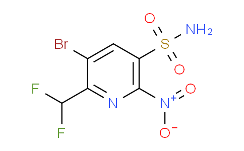 AM122880 | 1804494-40-3 | 3-Bromo-2-(difluoromethyl)-6-nitropyridine-5-sulfonamide