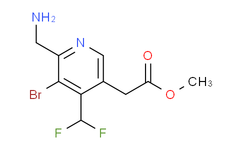 AM122885 | 1805943-46-7 | Methyl 2-(aminomethyl)-3-bromo-4-(difluoromethyl)pyridine-5-acetate