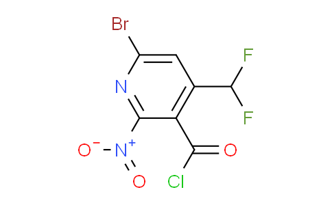 AM122890 | 1806919-72-1 | 6-Bromo-4-(difluoromethyl)-2-nitropyridine-3-carbonyl chloride