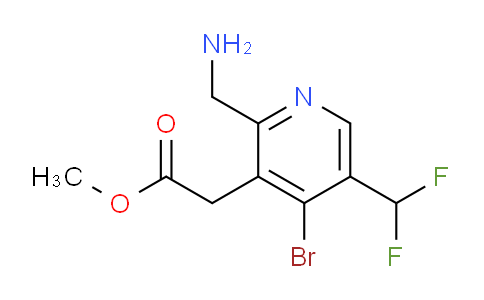 AM122896 | 1805943-53-6 | Methyl 2-(aminomethyl)-4-bromo-5-(difluoromethyl)pyridine-3-acetate