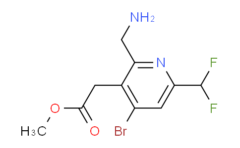 AM122897 | 1805353-83-6 | Methyl 2-(aminomethyl)-4-bromo-6-(difluoromethyl)pyridine-3-acetate
