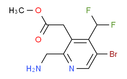 AM122900 | 1804488-40-1 | Methyl 2-(aminomethyl)-5-bromo-4-(difluoromethyl)pyridine-3-acetate