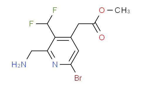 AM122904 | 1805447-28-2 | Methyl 2-(aminomethyl)-6-bromo-3-(difluoromethyl)pyridine-4-acetate
