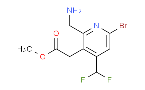 AM122906 | 1805382-94-8 | Methyl 2-(aminomethyl)-6-bromo-4-(difluoromethyl)pyridine-3-acetate