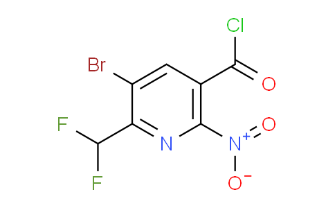 AM122908 | 1805445-45-7 | 3-Bromo-2-(difluoromethyl)-6-nitropyridine-5-carbonyl chloride