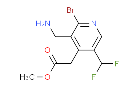 AM122910 | 1804846-09-0 | Methyl 3-(aminomethyl)-2-bromo-5-(difluoromethyl)pyridine-4-acetate