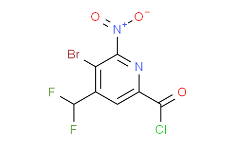 AM122911 | 1806998-11-7 | 3-Bromo-4-(difluoromethyl)-2-nitropyridine-6-carbonyl chloride