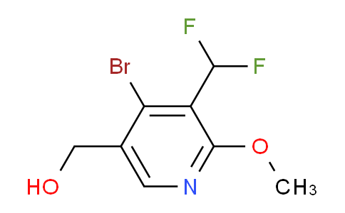 4-Bromo-3-(difluoromethyl)-2-methoxypyridine-5-methanol