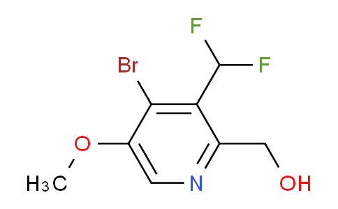 4-Bromo-3-(difluoromethyl)-5-methoxypyridine-2-methanol