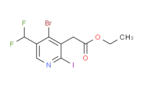 AM122951 | 1805351-36-3 | Ethyl 4-bromo-5-(difluoromethyl)-2-iodopyridine-3-acetate