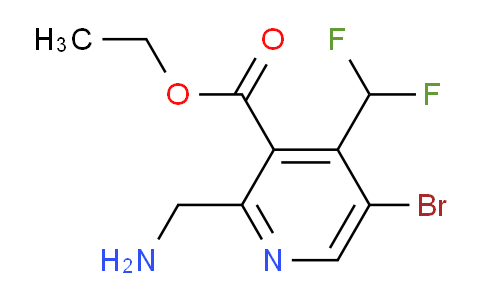 AM122952 | 1805454-72-1 | Ethyl 2-(aminomethyl)-5-bromo-4-(difluoromethyl)pyridine-3-carboxylate