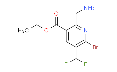 AM122961 | 1806915-32-1 | Ethyl 2-(aminomethyl)-6-bromo-5-(difluoromethyl)pyridine-3-carboxylate