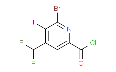 AM122963 | 1805170-31-3 | 2-Bromo-4-(difluoromethyl)-3-iodopyridine-6-carbonyl chloride