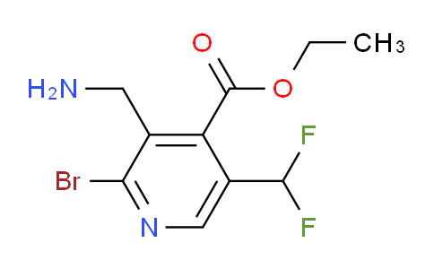 AM122964 | 1804845-45-1 | Ethyl 3-(aminomethyl)-2-bromo-5-(difluoromethyl)pyridine-4-carboxylate