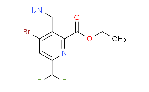 AM122972 | 1806915-40-1 | Ethyl 3-(aminomethyl)-4-bromo-6-(difluoromethyl)pyridine-2-carboxylate