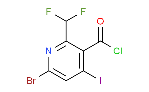 AM122973 | 1805378-45-3 | 6-Bromo-2-(difluoromethyl)-4-iodopyridine-3-carbonyl chloride