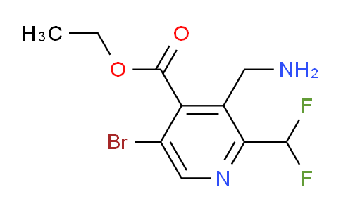 AM122974 | 1805942-80-6 | Ethyl 3-(aminomethyl)-5-bromo-2-(difluoromethyl)pyridine-4-carboxylate