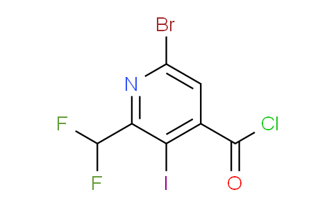 AM122975 | 1805346-97-7 | 6-Bromo-2-(difluoromethyl)-3-iodopyridine-4-carbonyl chloride