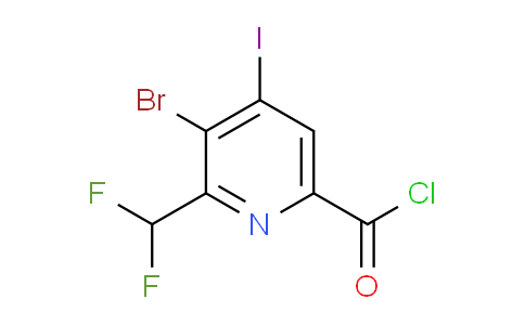 AM122977 | 1806913-10-9 | 3-Bromo-2-(difluoromethyl)-4-iodopyridine-6-carbonyl chloride